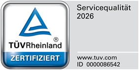 Dörfer GmbH ist von TÜV Rheinland zertifiziert Bild mit Zertifikat von TÜV-Rheinland